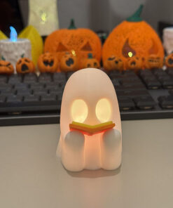 萬聖節氣氛燈 - 鬼看書