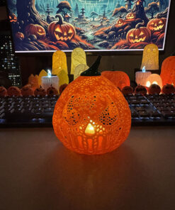 萬聖節骷髏淚南瓜燈